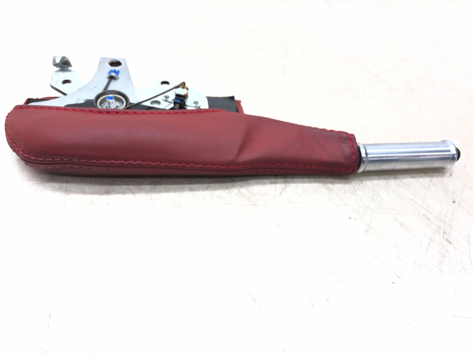 2009 ASTON MARTIN VANTAGE EMERGENCY PARKING HAND BRAKE LEVER LEATHER OEM