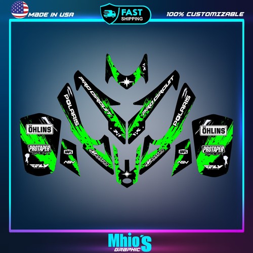 Graphic for Polaris Predator 500 graphics full decals stickers kit atv - Picture 3 of 3