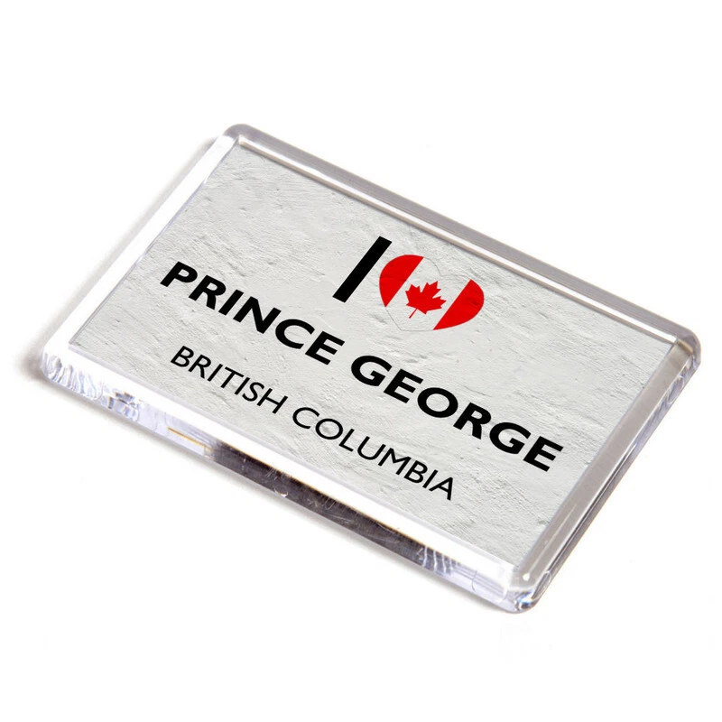 FRIDGE MAGNET I Love Prince George British Columbia Canada eBay