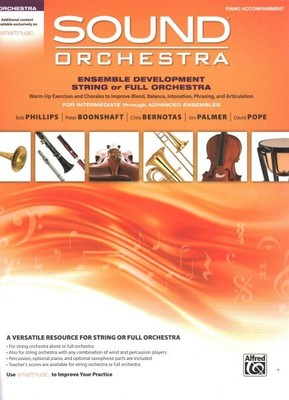 Sound Orchestra Ensemble Development String or Full Orchestra Piano Accompani...