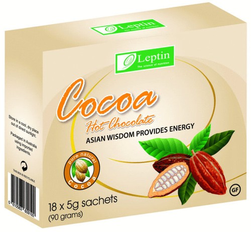 6 boxs leptin cocoa hot chocolate natural slimming drink 18