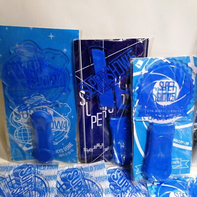 SUPER JUNIOR JAPAN PEN STICK LIGHT SET SHOW3 4 5 6 K.R.Y Untested