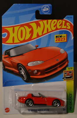2023 Hot Wheels '92 Dodge Viper RT/10 RED 236/250 HW Exotics 9/10