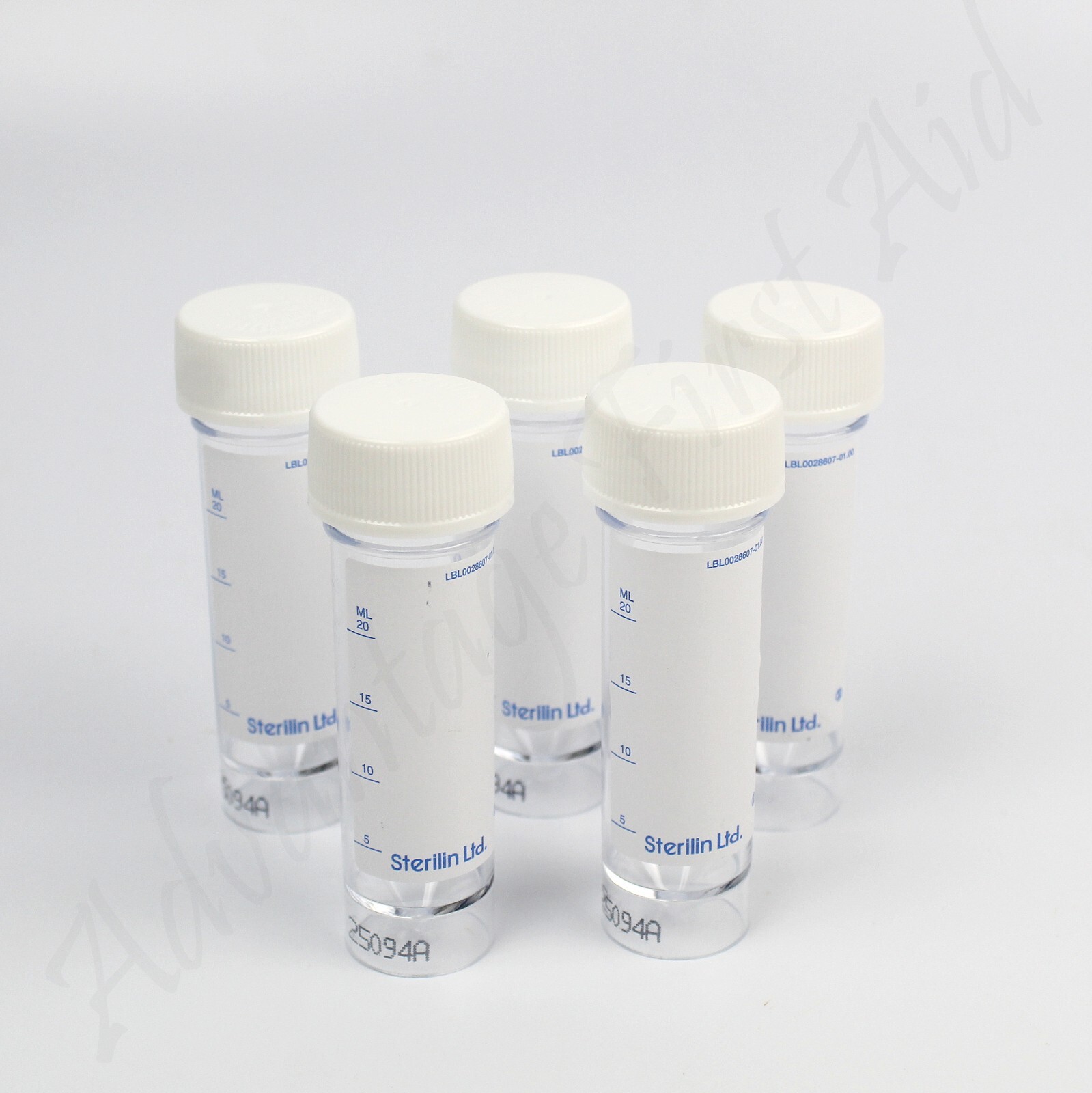 Urine Sample Bottle / Specimen Pot. 30ml Fully Labelled & Secure Screw Lid Qty 5
