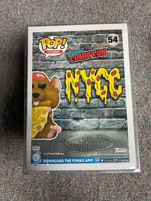 Funko Pop Pizza Rat 2022 NYCC Official Sticker in Protector | eBay