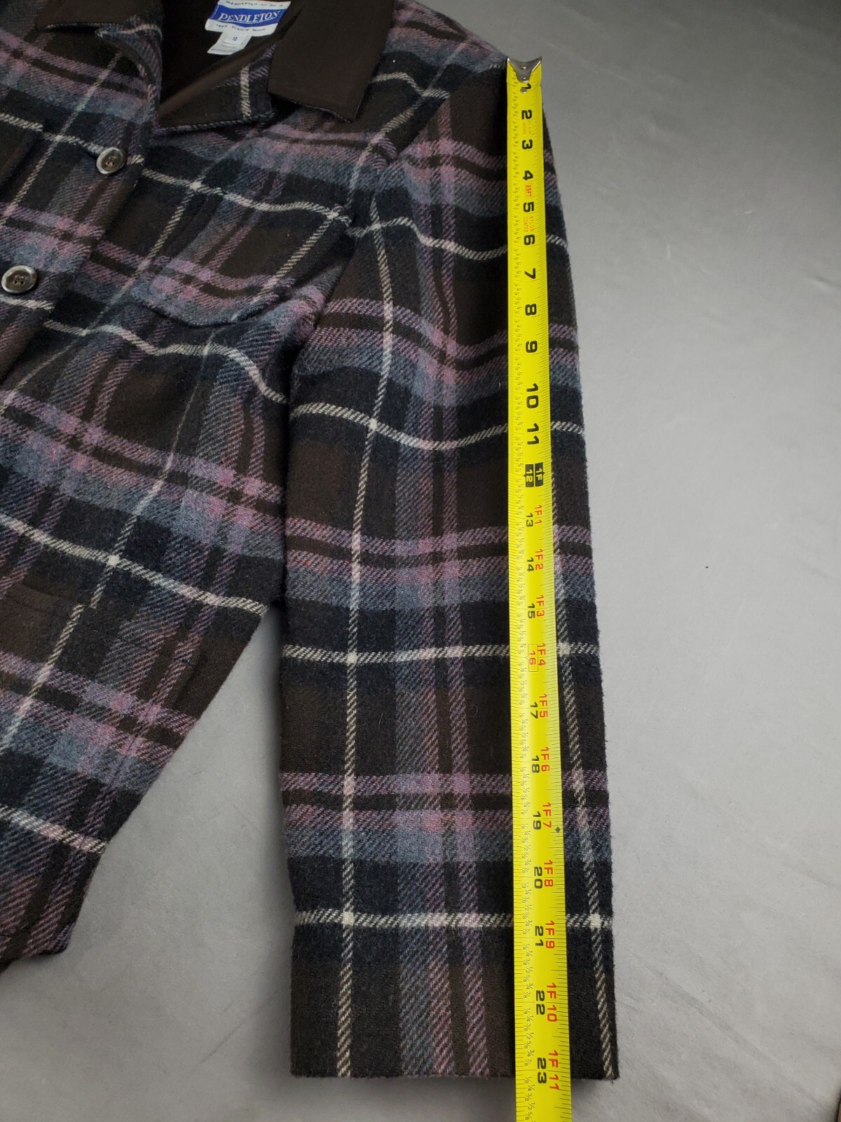 Vintage Pendleton Wool Shacket Jacket Womens 10 P… - image 10