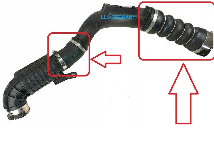 2x Ladeluftschlauch Für BMW X1 2.0d F48 X2 2.0d F38 2er 218d 220d F45 F46 F48 | UK