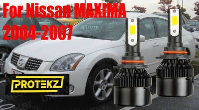 LED ForMAXIMA 2004-2007 Headlight Kit 9012 HIR2 6000K CREE Bulbs Hi/Lo Beam