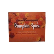 Voesh New York Deluxe Pedicure Pumpkin Spice 2 Complete 4 Step Pedi's In A Box