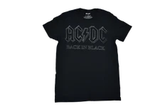 AC/DC ACDC Mens Back In Black Shirt New S, M, 2XL