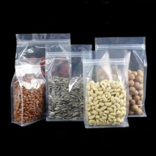 Clear Seal Plastic Bag Stand Up Self Seal Bags Food Pouches Packaging