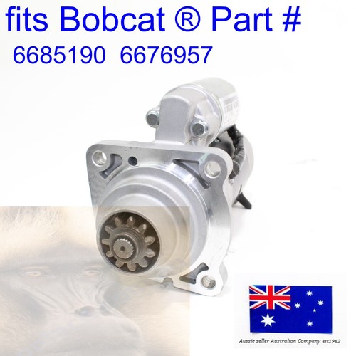 fits Bobcat Starter Motor 6685190 6676957 751 753 763 773 S100 S130 S150 S76 - Bild 2 von 22