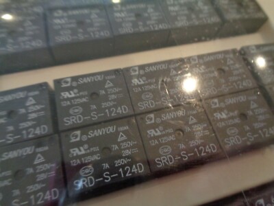 SRD-S-124D New Sanyou Sealed Type 1 Pole 24V DC Relay 12A 125VAC / 7A 250VAC - Foto 5