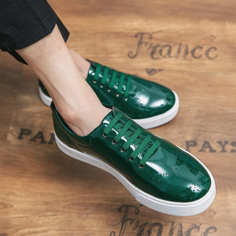 Green casual best sale sneakers