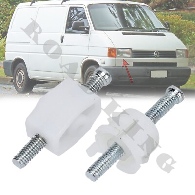 2x Einstellschraube Hauptscheinwerfer Halter Gelenkstück für VW TRANSPORTER T4