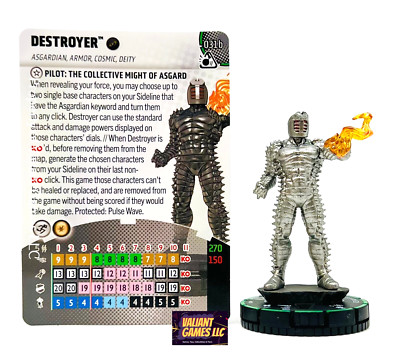 Marvel Heroclix Destroyer #031b w/ Card PRIME Smash and Destroy Set