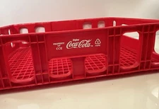 Vtg 18x12 Coca-Cola Crate Property Of CCE Hus Huskylite Mold #483 Rehrig Pacific
