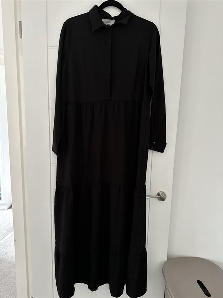 Maxi Vestido Negro Talla L