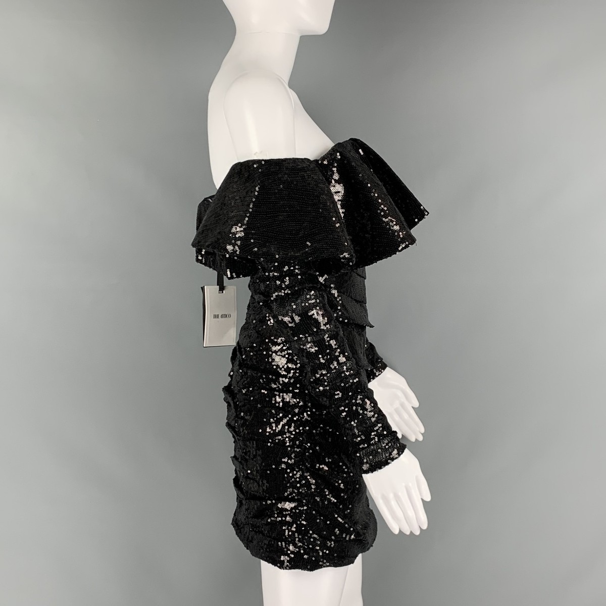 ワンピース THE ATTICO Woman Dress Black 247WCM176RY02 100 The Attico Outlet: Dress woman - Black | The Attico dress