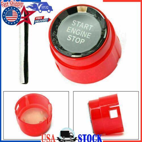 Red Start Stop Engine Push Button Switch Cover Crystal For BMW F Chassis F30 F10