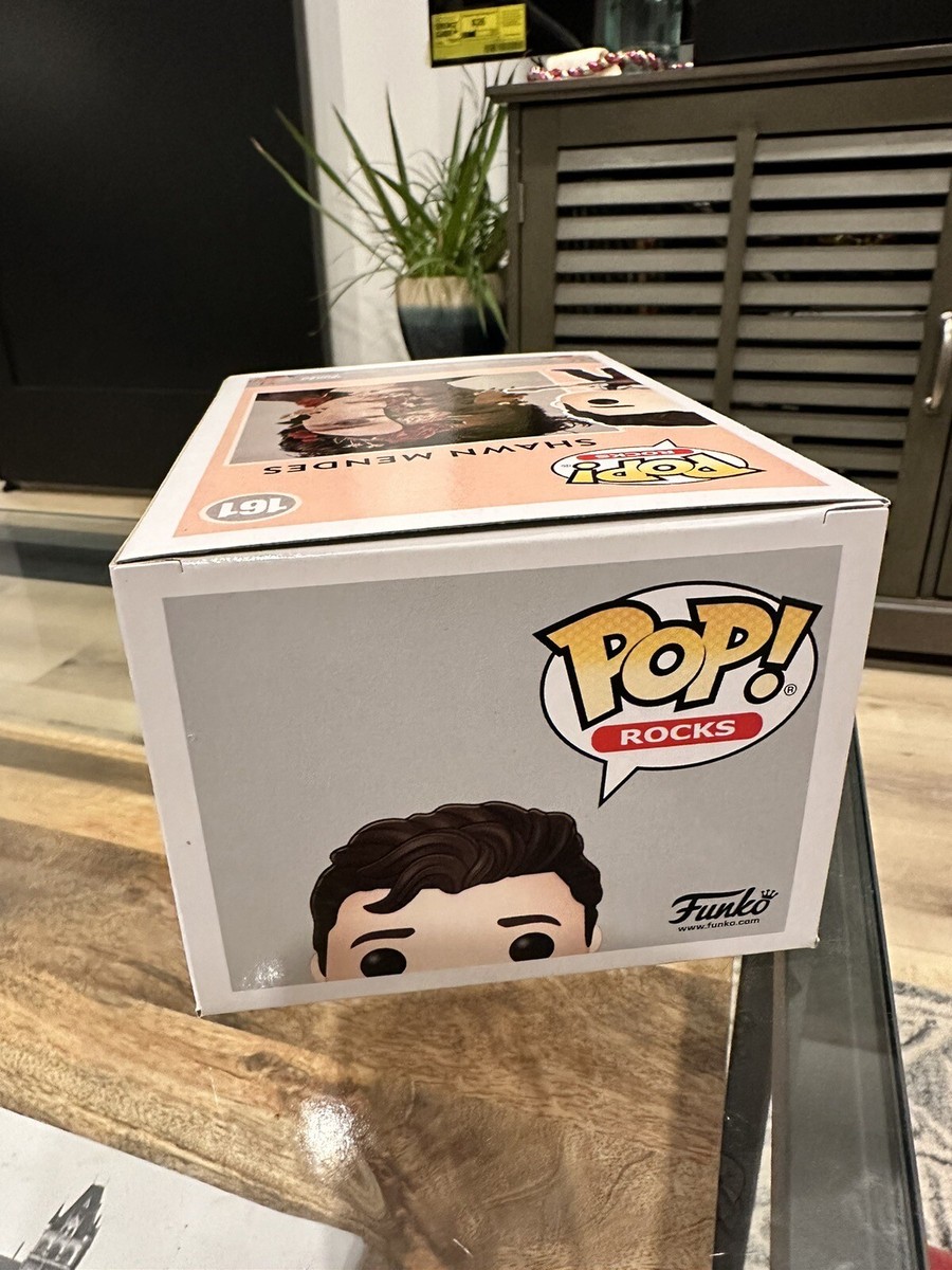 Funko Pop! Rocks Shawn Mendes #161 Vinyl Figure NEW w SOFT