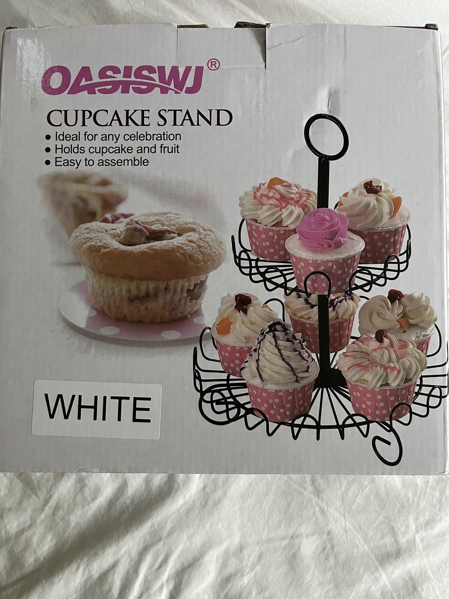 Your Sky Fan meeting サイン付　クッキー　teeteepor OasisWJ two tier white cupcake stand new in box | eBay