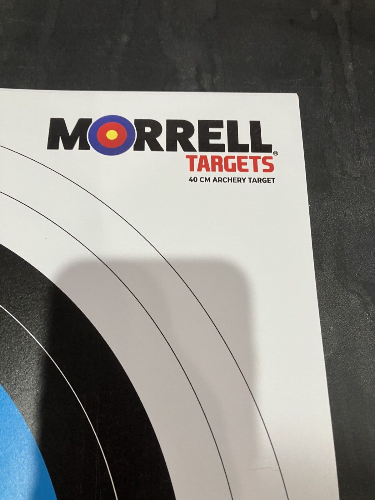 New Morrell 40Cm Archery Target Paper Face Official Nasp Scoring Paper 40 Pack