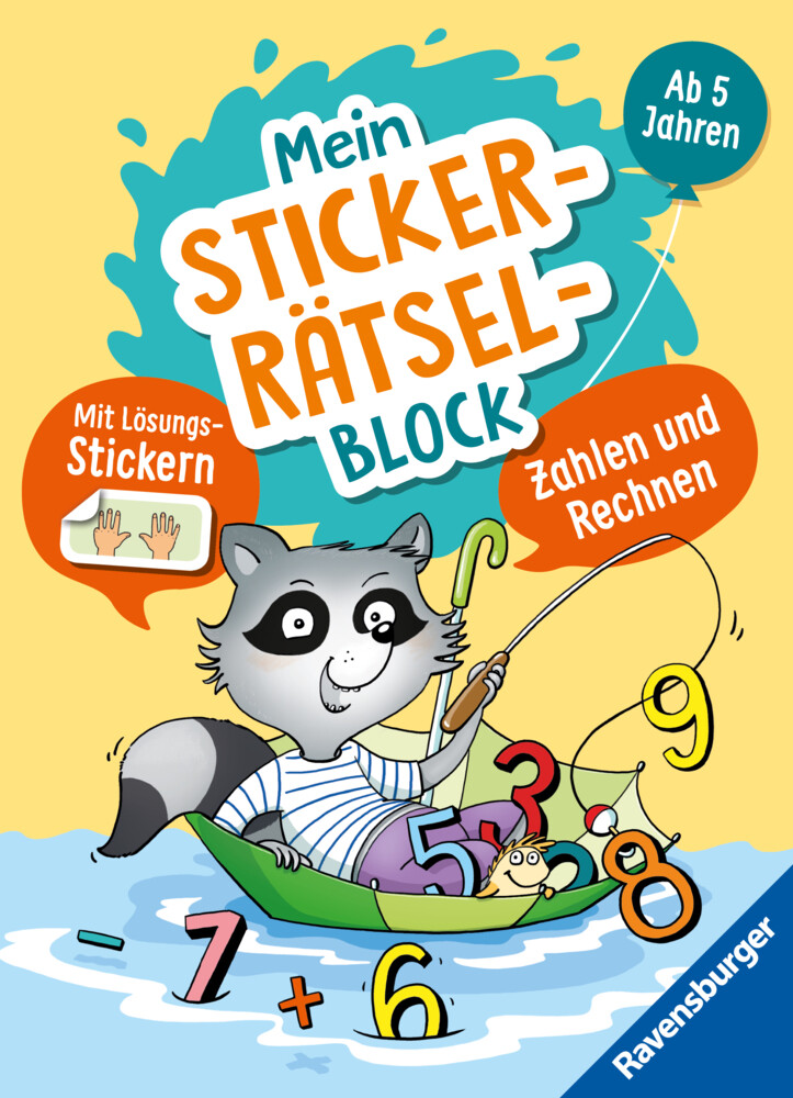 Thumbnail - Ravensburger Mein Stickrrätselblock: Zählen Und Rechnen - Rätselblock
