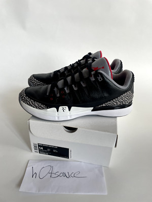 Nike Zoom Vapor AJ3 ''Black Cement'' - US 14 / EU 48.5
