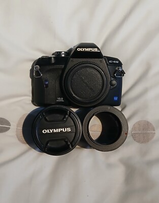 Olympus EVOLT E-410 10.0MP Digital SLR Camera - Black (Kit w/ 14-42mm ...