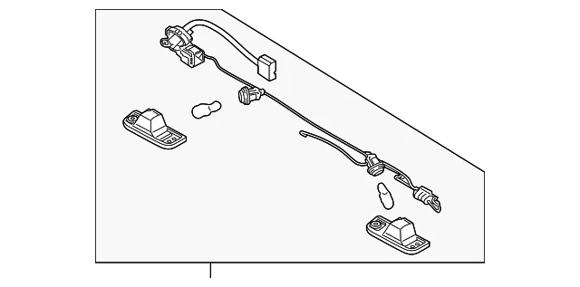 Genuine Hyundai 2019-2023 Santa Fe License Lmp 92501-S1010