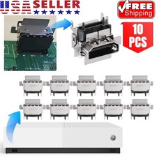 10x HDMI Port Socket Connector Replacement For Microsoft Xbox One S Game Console