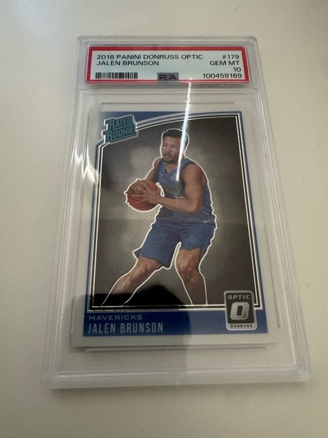 Jalen Brunson 2018 Panini Donruss Optic Rated Rookie