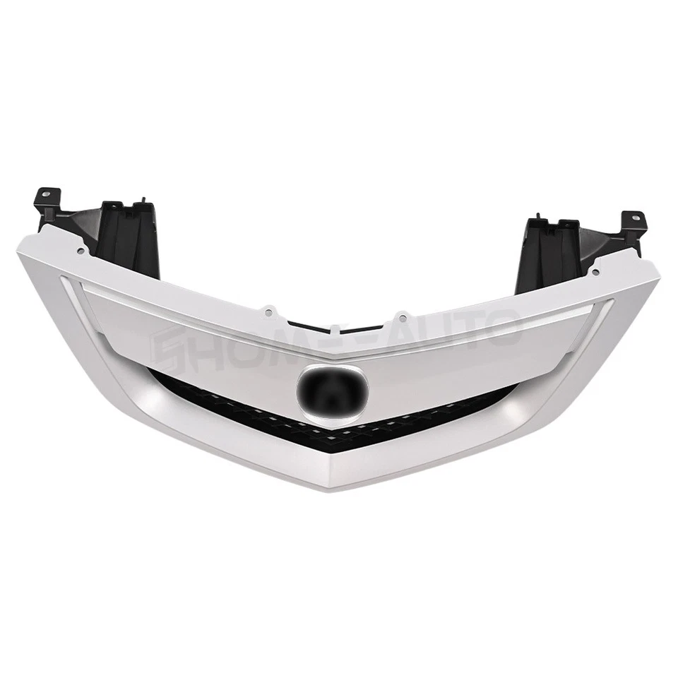 For Acura MDX Silver 2010-2013 75100STXA02 Front Bumper Upper Grille Mesh Grill Foto 4 de 4