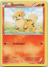 Growlithe (11) Common Fire Next Destinies 11/99 LP 2012 Mizue Regular on eBay