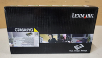 Toner Lexmark C746A1YG Gelb Neu Ovp A-Ware Original C746, 748 Rechnung Mwst
