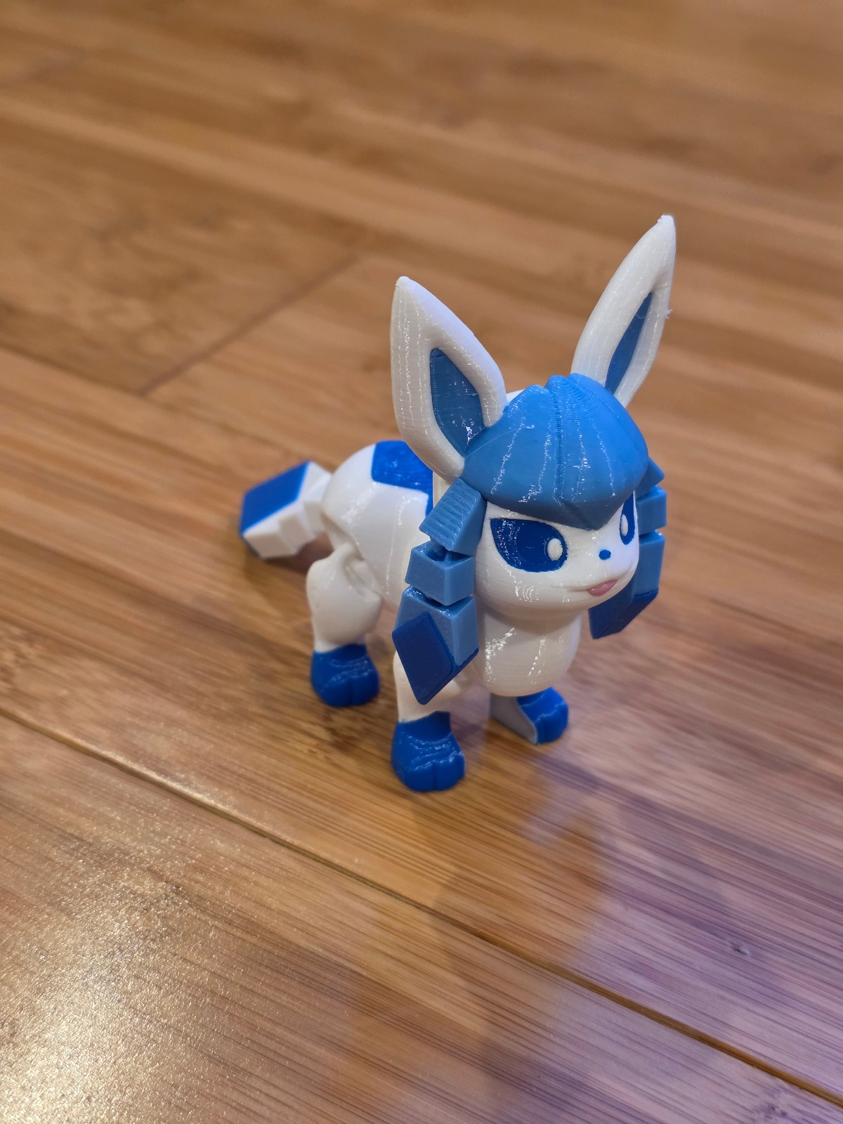 Flexi Articulated Eevee Evolution Pokemon Fidget Toy Flexible Eeveelutions