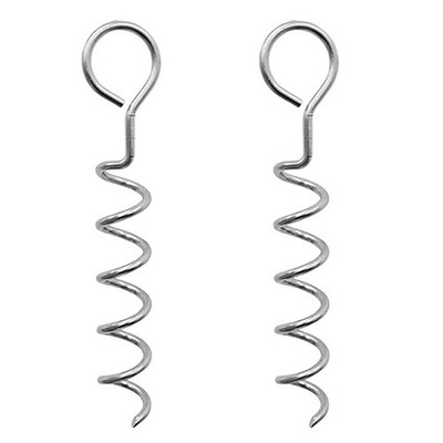 Trampoline Stakes,Corkscrew Shape Trampoline Anchor Kit Steel Spiral Stakes4472