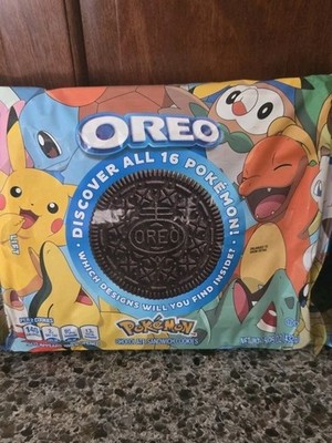 OREO Pokemon Limited Edition Chocolate Sandwich Cookies   Sealed   NOT To Eat
