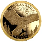 2026 Barbados Smallest Gold American Eagle 1/2 Gram Gold Proof Coin