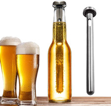 Stainless Steel Beverage Beer Chiller Stick Drink Bottle Rod Instant Portable