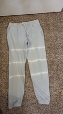 Threads 4 Thoughts Grey/blue Joggers With White Tie Dye Girls Size 12