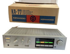 Vintage KENWOOD KA-77 Integrated Stereo Amplifier Original Box WORKS SEE VIDEO