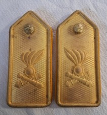 SPALLINE UFFICIALE GRANDE UNIFORME REGIO ESERCITO ITALIANO ARTIGLERIA REI WW2
