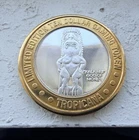 Tropicana Limited Edition $10 .999 Fine Silver Round Gaming Token