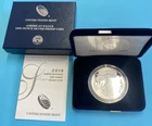 2019-W Proof $1 American Silver Eagle Box, OGP & COA