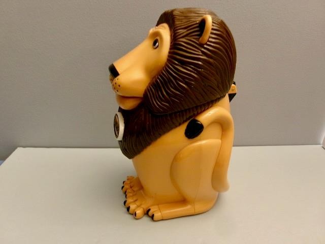 VINTAGE 1999 THE ORIGINAL TIGER COOKIE JAR ROARING / TALKING LION