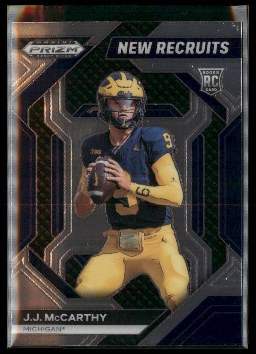 2024 Panini Prizm Draft Picks - New Recruits #NR-JMY JJ McCarthy RC
