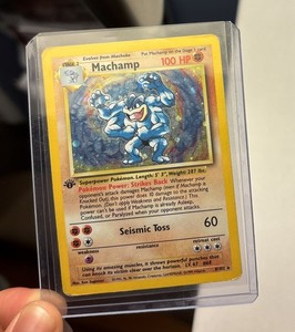 Machamp Pokemon Card 1995 | eBay
