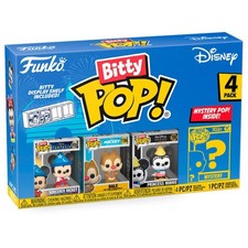 Blister 4 Figuras Bitty Pop Disney Sorcerer Mickey